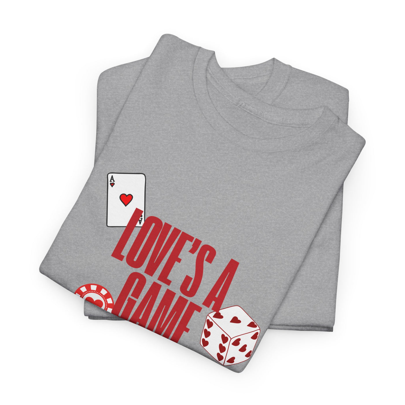 Love's a Game Graphic Tee – Trendy T-Shirt for Teens & Women