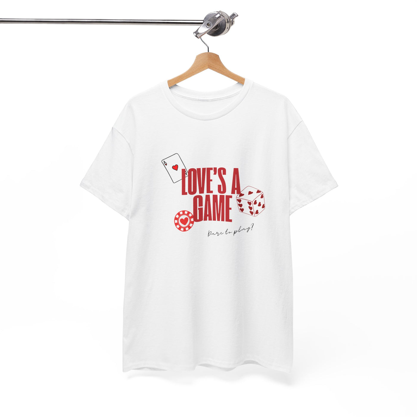 Love's a Game Graphic Tee – Trendy T-Shirt for Teens & Women