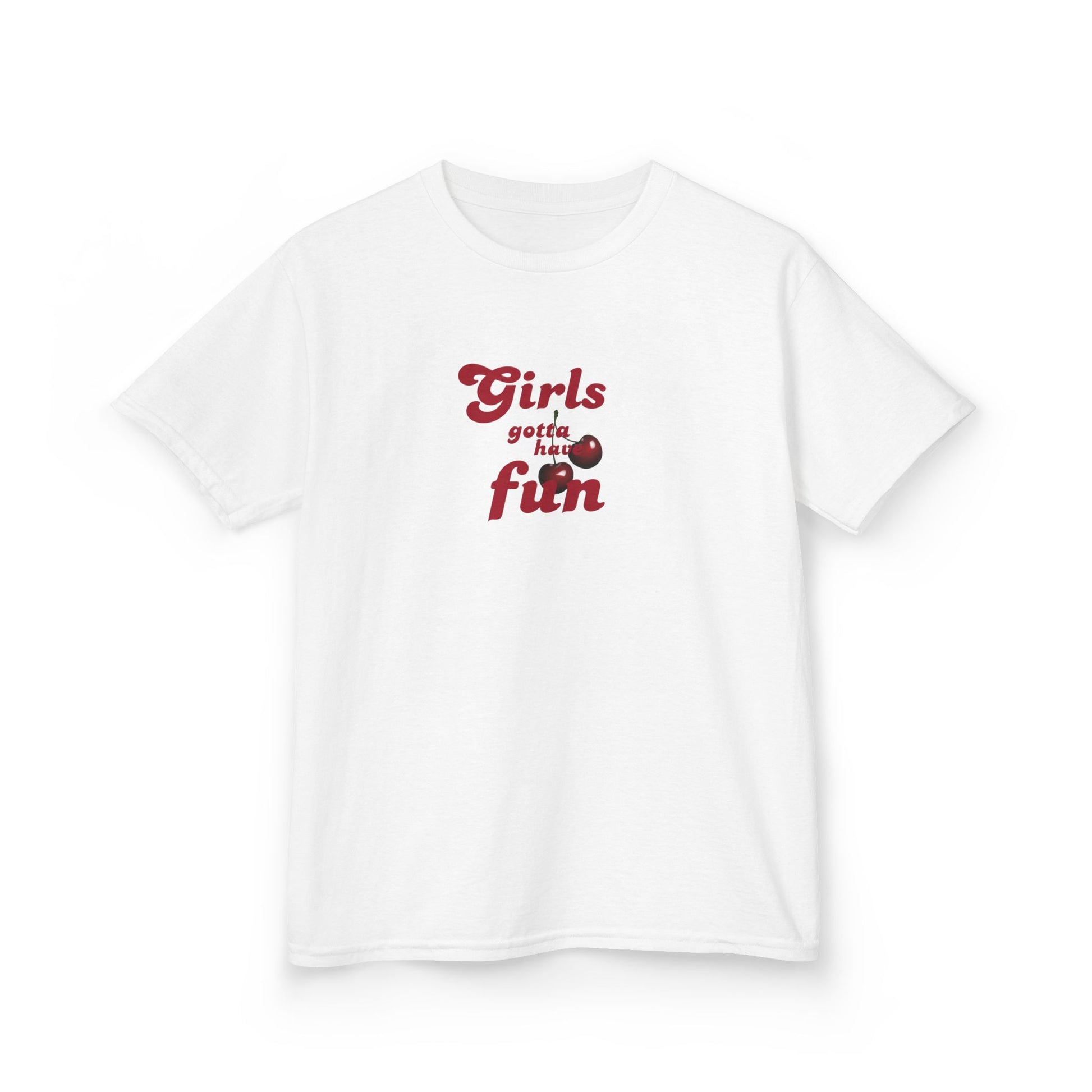 Girls Gotta Have Fun Kids Tee 🎀🎶, SASI SQUAD Girls’ Streetwear T-Shirt – Ages 6–14 Trendy Everyday Top