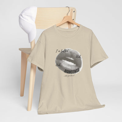 Talking Nonsense" Graphic Tee, Trendy T-Shirt for Teens & Women – CL