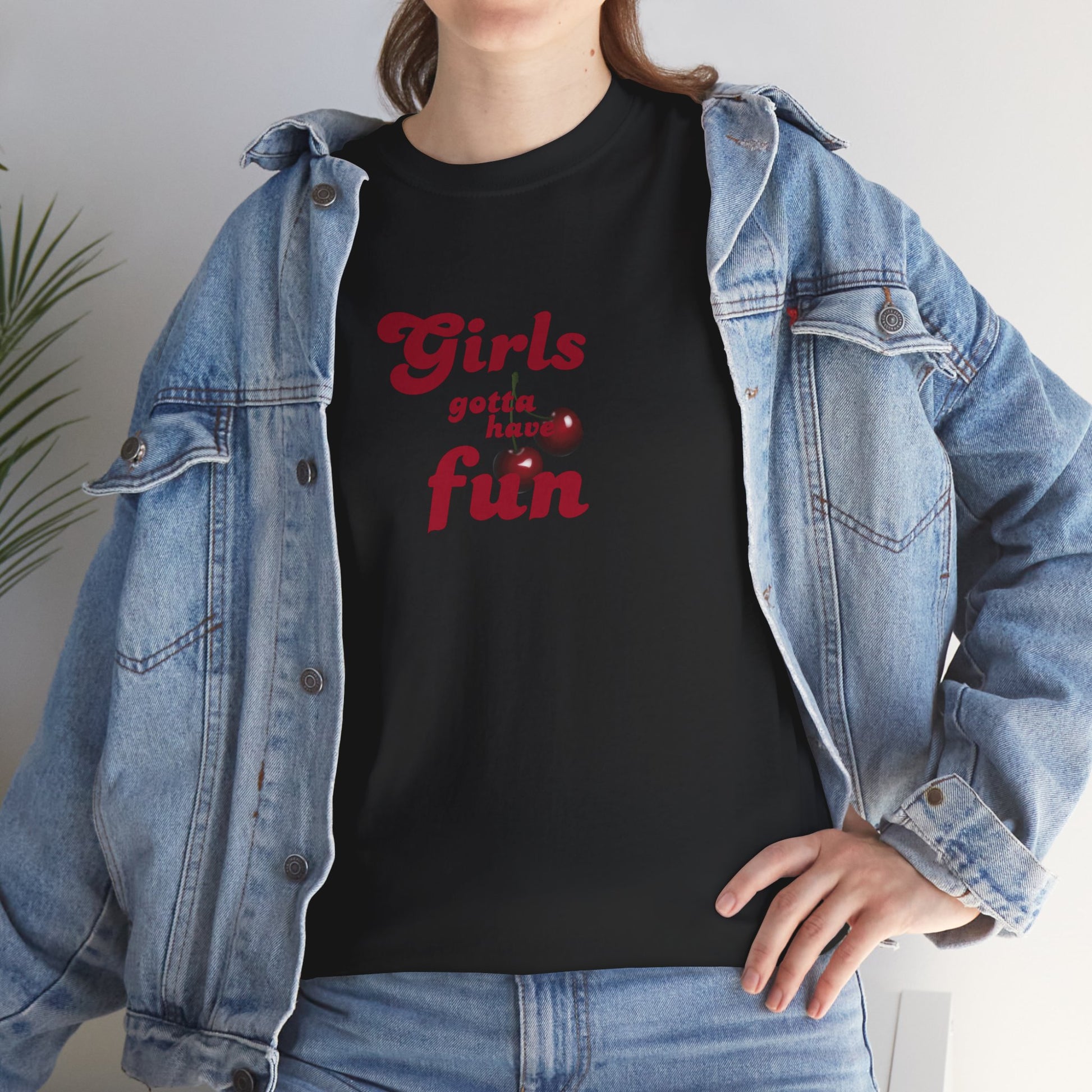 Girls Gotta Have Fun Tee , Graphic Trendy T-Shirt for Teens & Women – CLUB SASI Streetwear