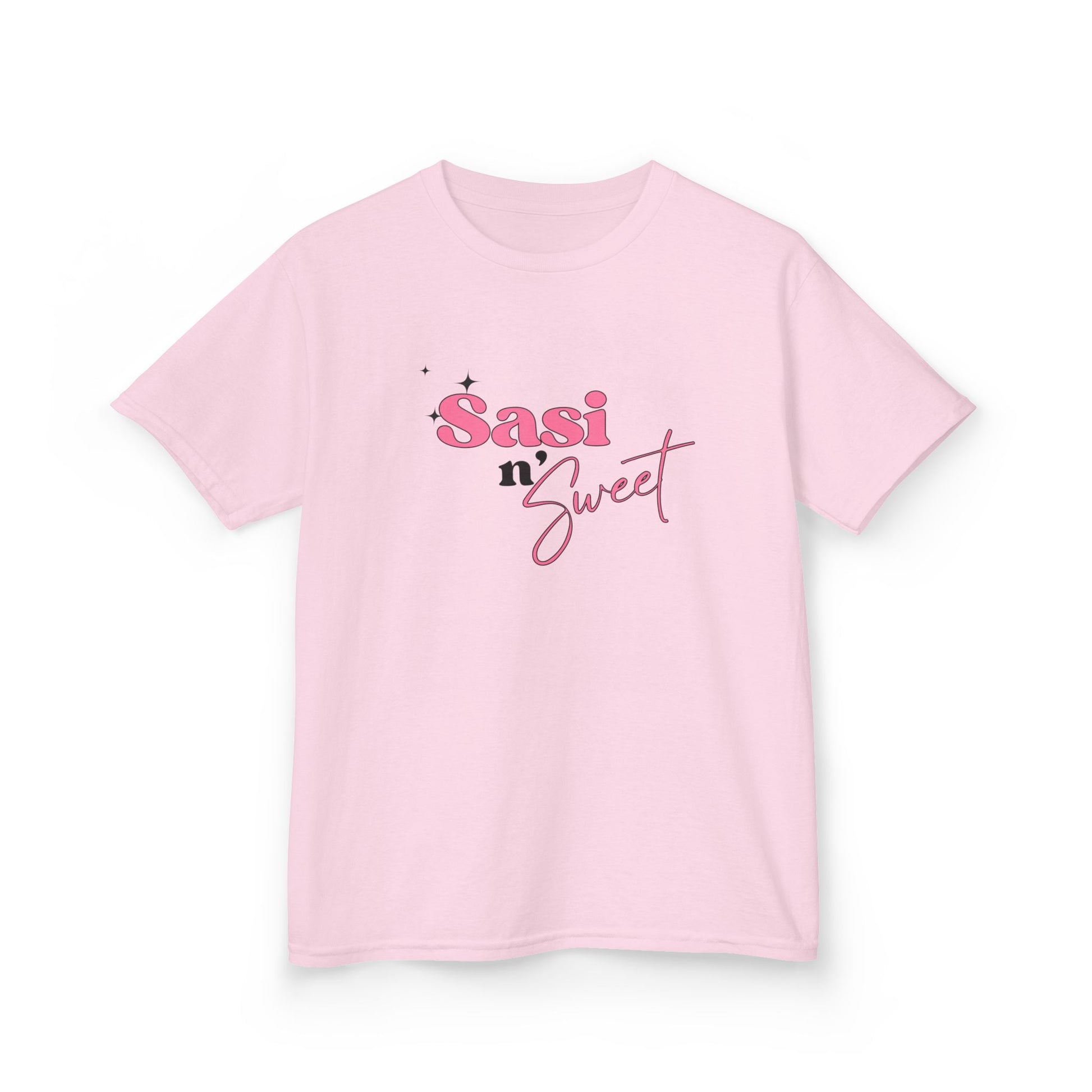 Sasi n’ Sweet Kids Tee 🍭✨SASI SQUAD Girls’ Streetwear T-Shirt – Ages 6–14 Trendy Everyday Top