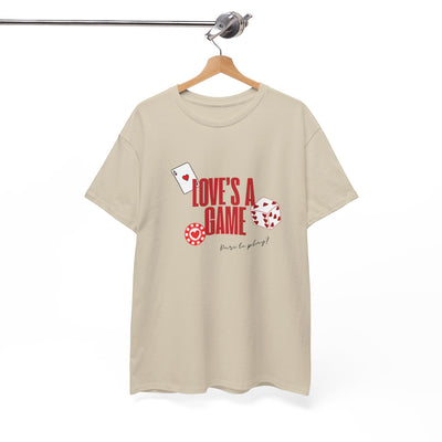 Love's a Game Graphic Tee – Trendy T-Shirt for Teens & Women