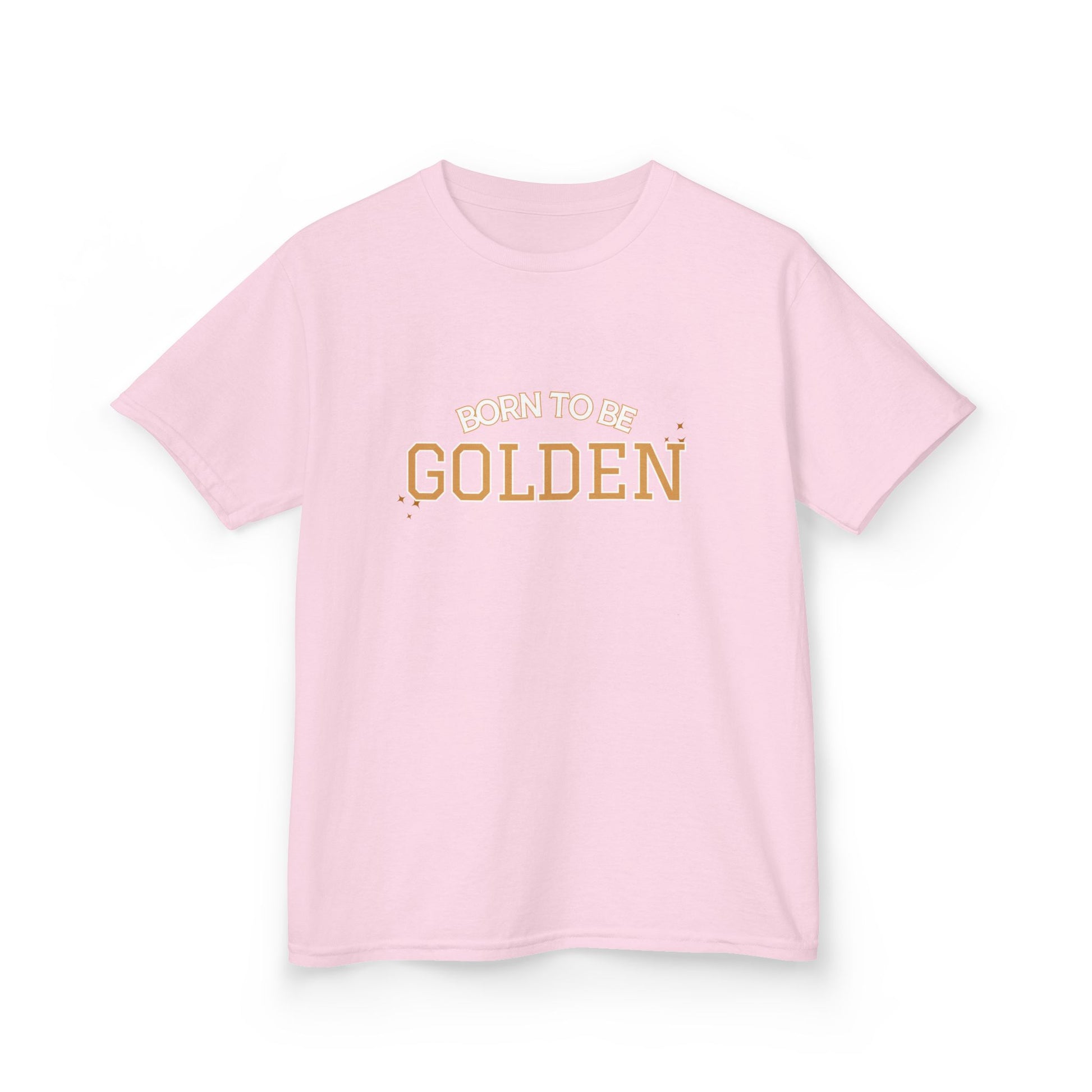 Born to be GOLDEN Kids Tee ✨🌟, SASI SQUAD Girls’ Streetwear T-Shirt – Ages 6–14 Trendy Everyday Top