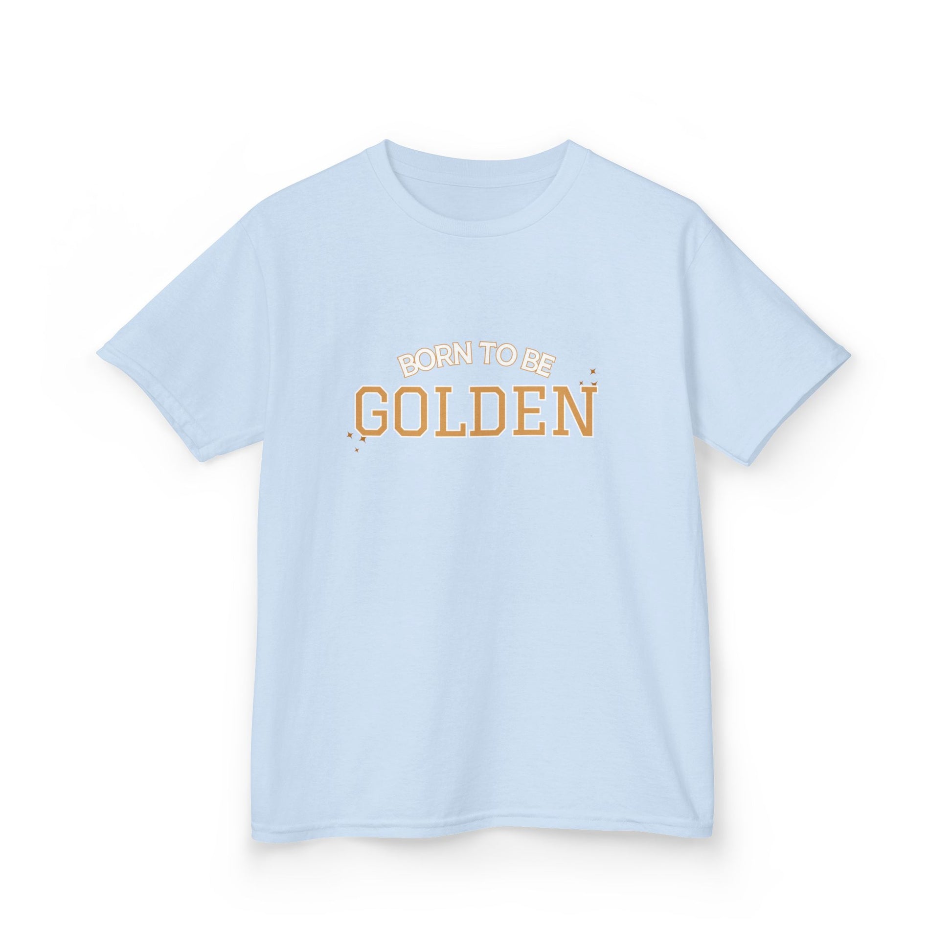 Born to be GOLDEN Kids Tee ✨🌟, SASI SQUAD Girls’ Streetwear T-Shirt – Ages 6–14 Trendy Everyday Top
