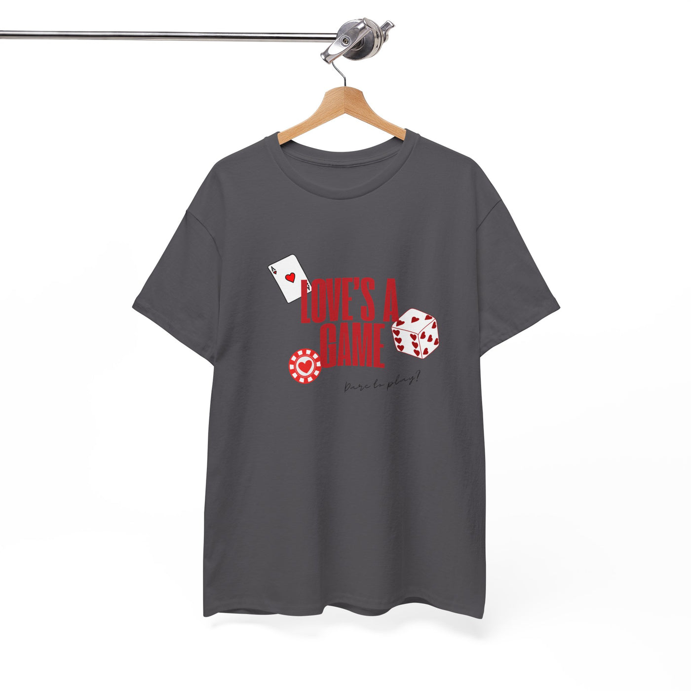 Love's a Game Graphic Tee – Trendy T-Shirt for Teens & Women
