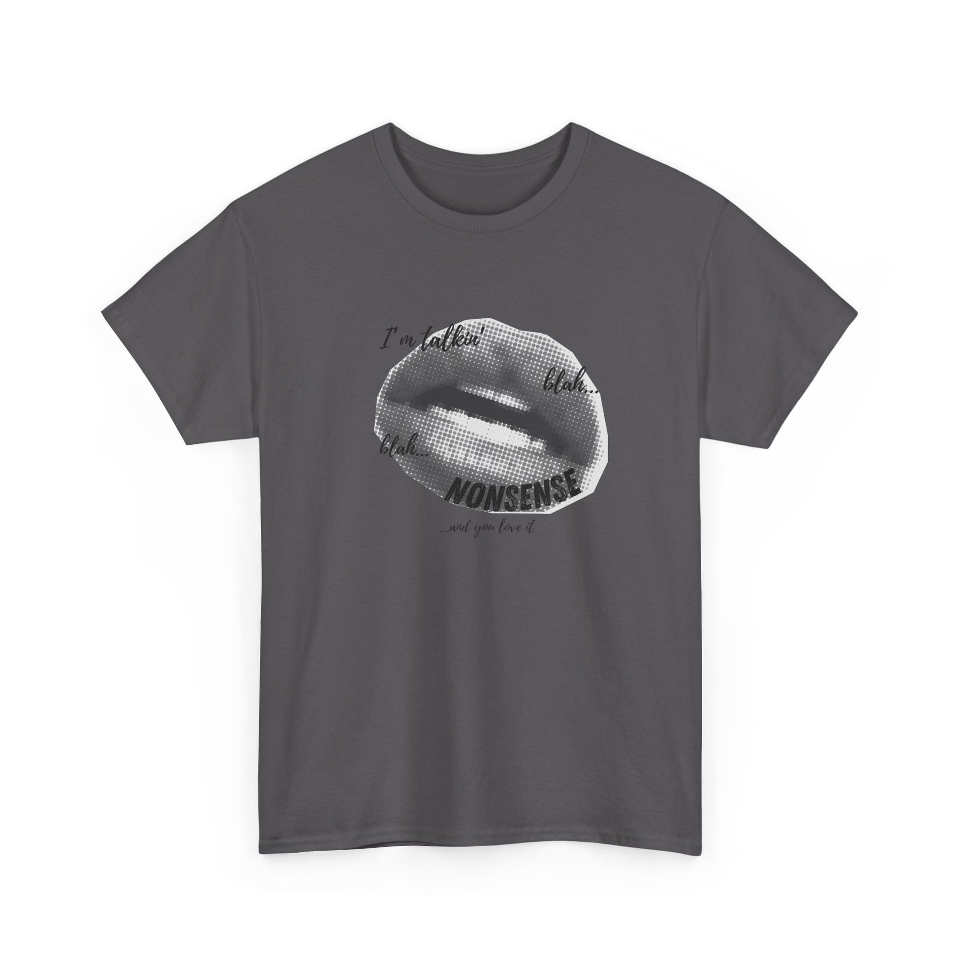 "Talking Nonsense" Graphic Tee, Trendy T-Shirt for Teens & Women – CLUB SASI Streetwear