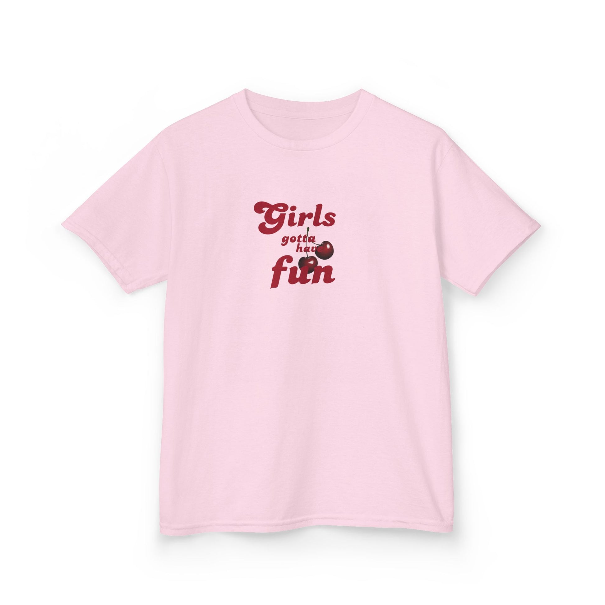Girls Gotta Have Fun Kids Tee 🎀🎶, SASI SQUAD Girls’ Streetwear T-Shirt – Ages 6–14 Trendy Everyday Top