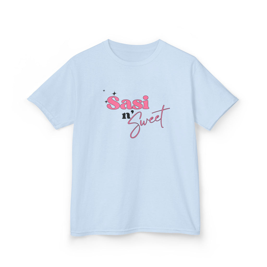Sasi n’ Sweet Kids Tee 🍭✨SASI SQUAD Girls’ Streetwear T-Shirt – Ages 6–14 Trendy Everyday Top