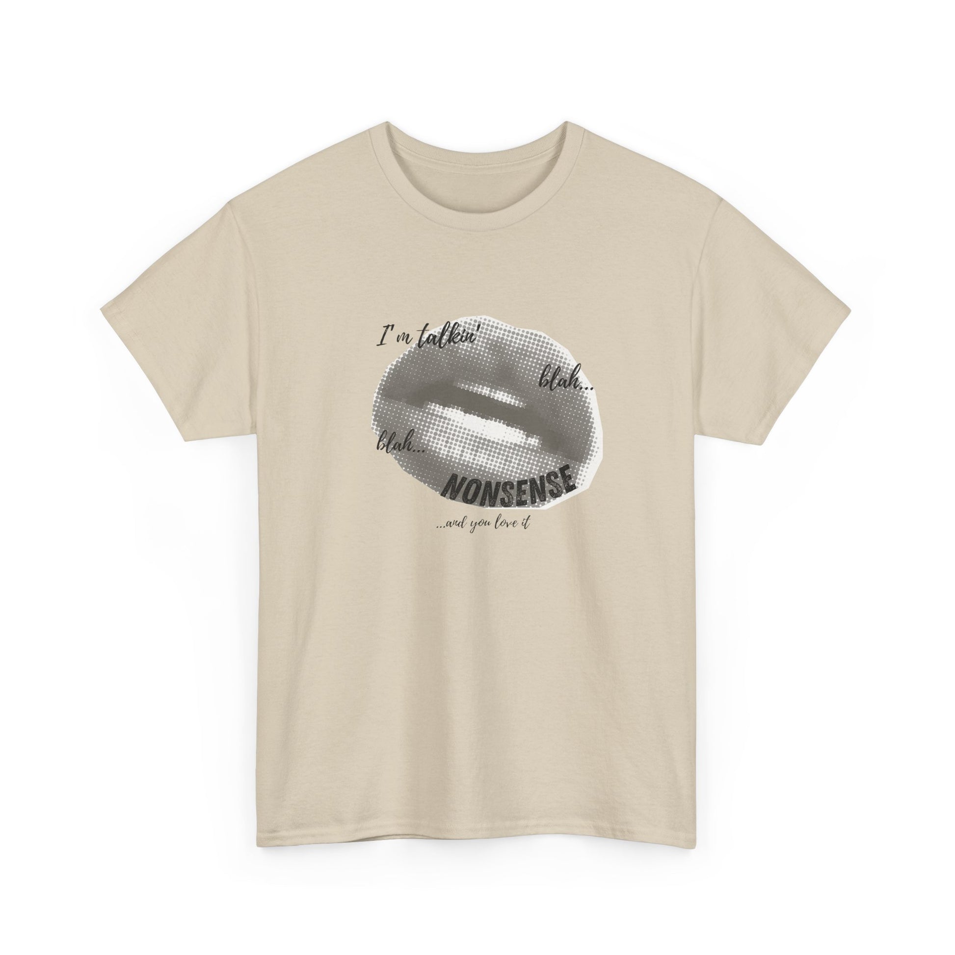 "Talking Nonsense" Graphic Tee, Trendy T-Shirt for Teens & Women – CLUB SASI Streetwear