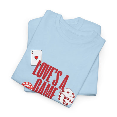 Love's a Game Graphic Tee – Trendy T-Shirt for Teens & Women