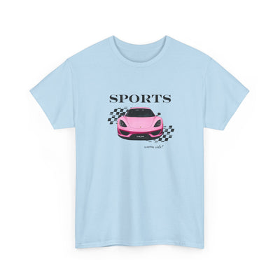  Sports Car Flirt Tee CLUB SASI Streetwear Graphic T Shirt for Teen 