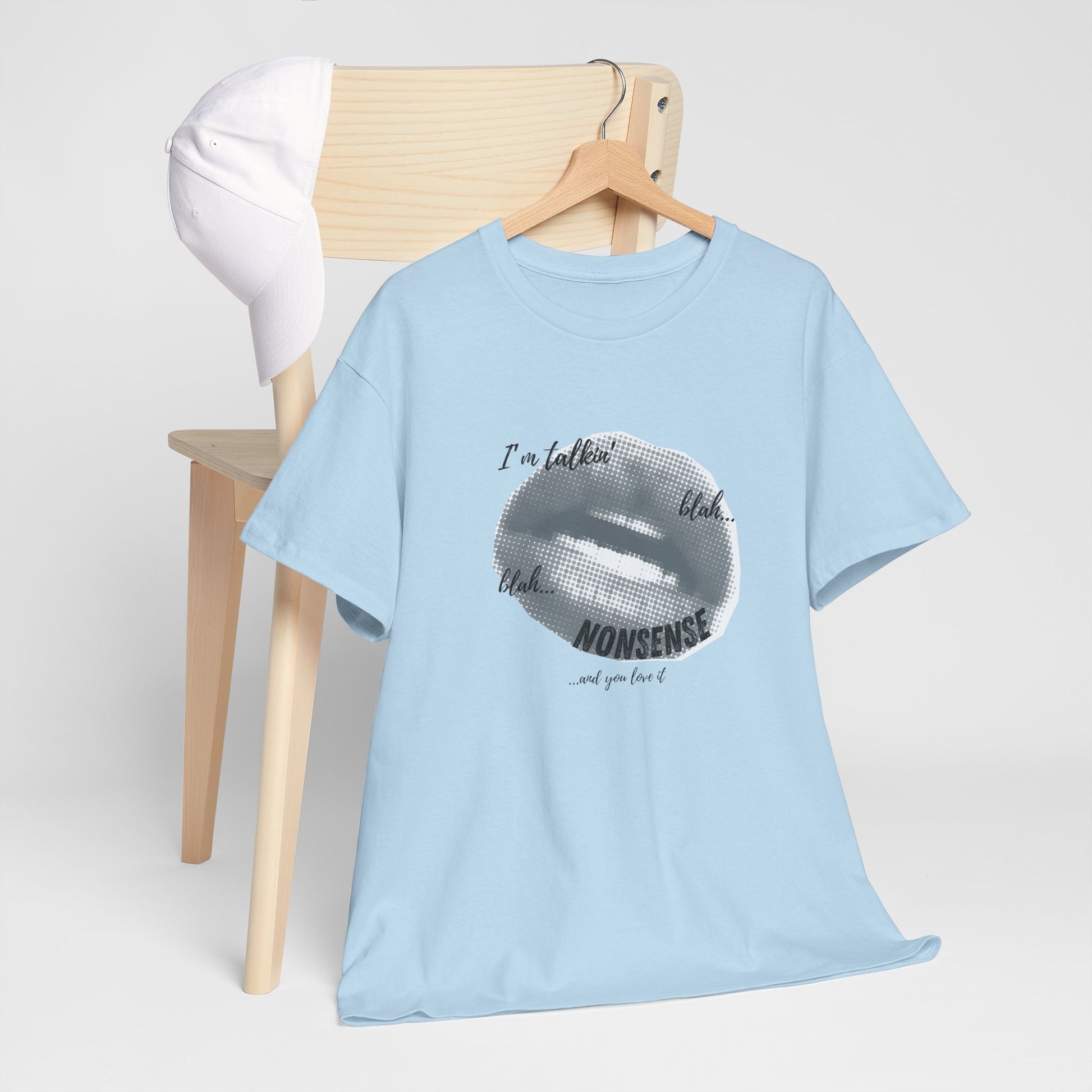 "Talking Nonsense" Graphic Tee, Trendy T-Shirt for Teens & Women – CLUB SASI Streetwear