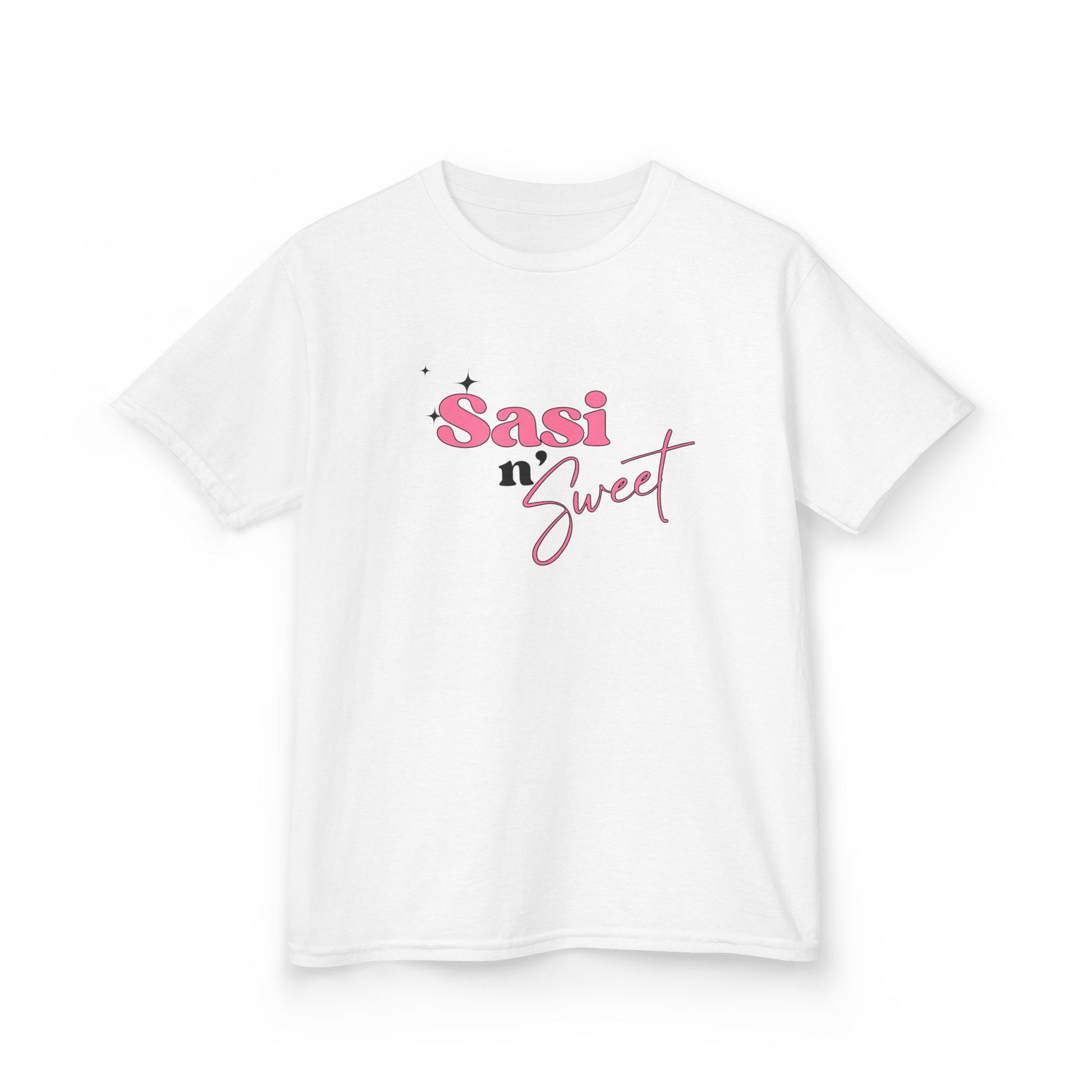Sasi n’ Sweet Kids Tee 🍭✨SASI SQUAD Girls’ Streetwear T-Shirt – Ages 6–14 Trendy Everyday Top