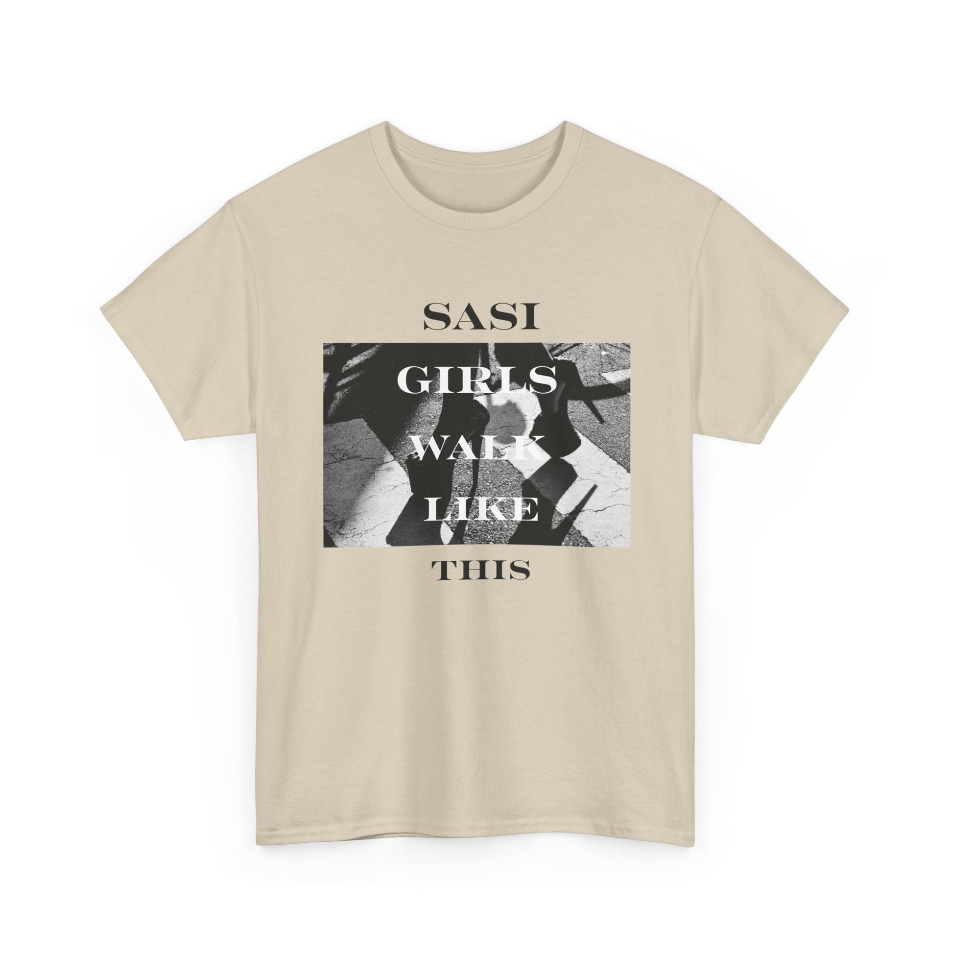 "SASI Girls Walk Like This" Tee, Trendy Graphic T-Shirt for Teens & Women – CLUB SASI Streetwear
