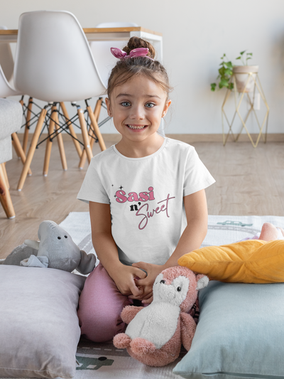 r Sasi n’ Sweet Kids Tee – Cute, Comfy & Stylish Graphic T-Shirt for Kid 