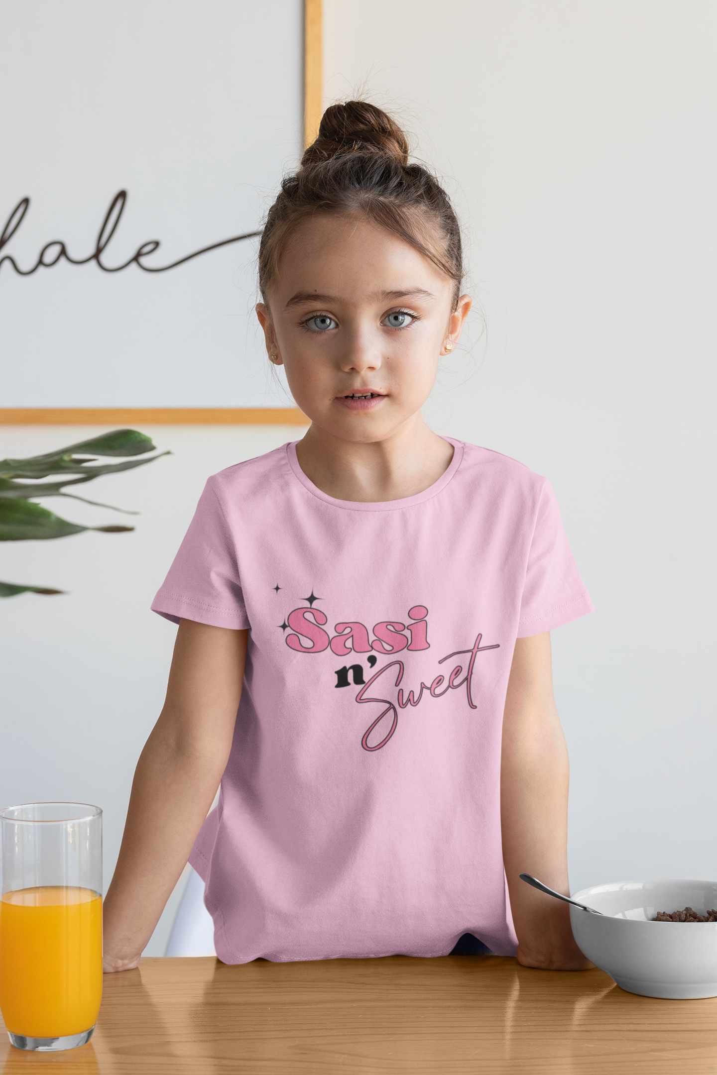 Sasi n’ Sweet Kids Tee 🍭✨SASI SQUAD Girls’ Streetwear T-Shirt – Ages 6–14 Trendy Everyday Top