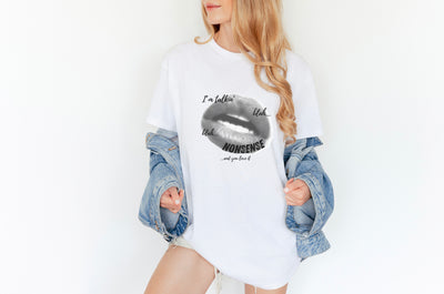 Talking Nonsense" Graphic Tee, Trendy T-Shirt for Teens & Women – CL