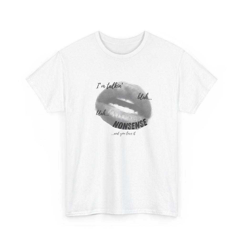 "Talking Nonsense" Graphic Tee, Trendy T-Shirt for Teens & Women – CLUB SASI Streetwear