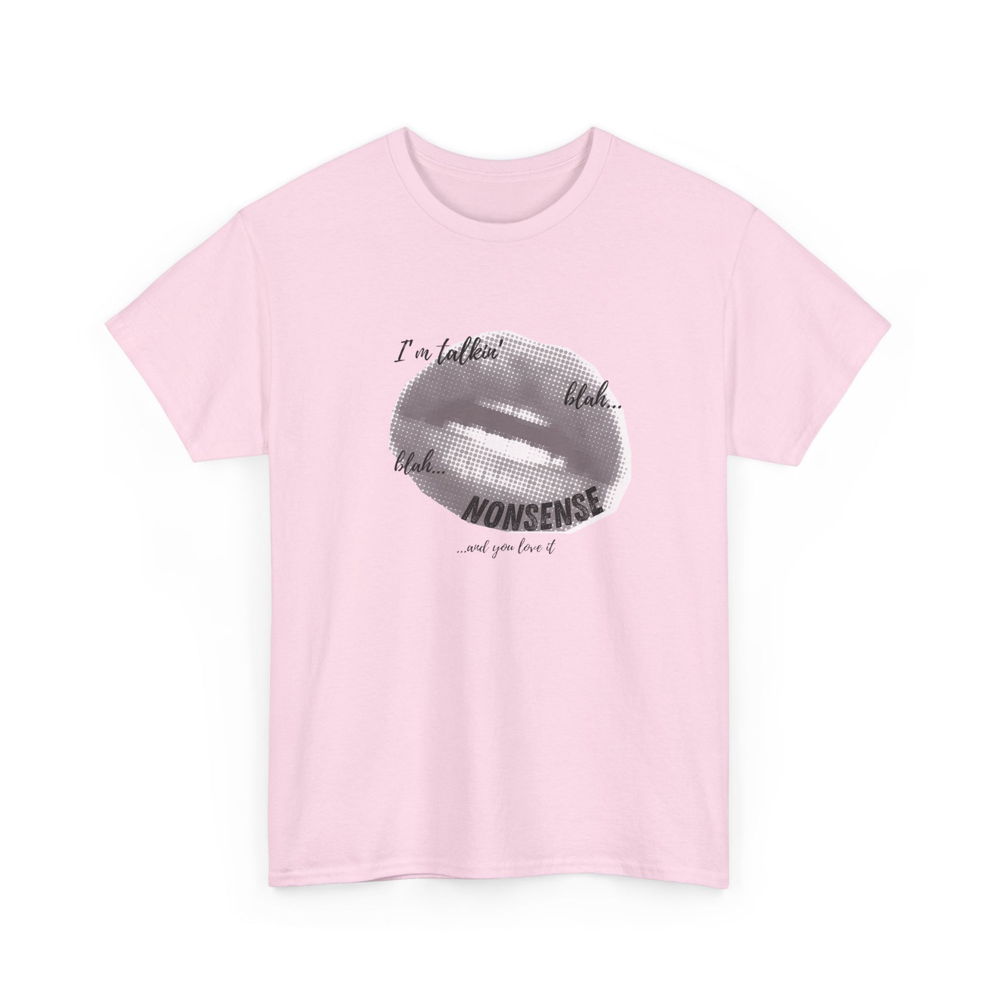 "Talking Nonsense" Graphic Tee, Trendy T-Shirt for Teens & Women – CLUB SASI Streetwear