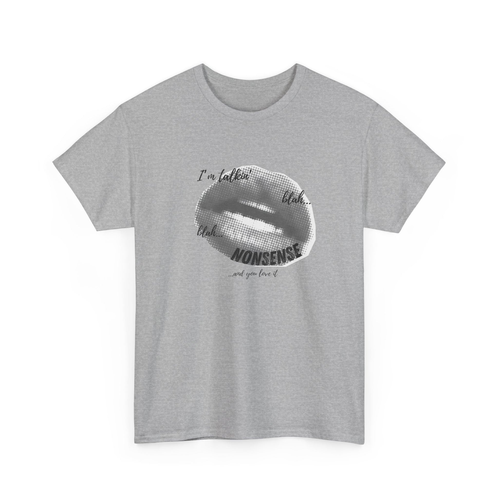 "Talking Nonsense" Graphic Tee, Trendy T-Shirt for Teens & Women – CLUB SASI Streetwear
