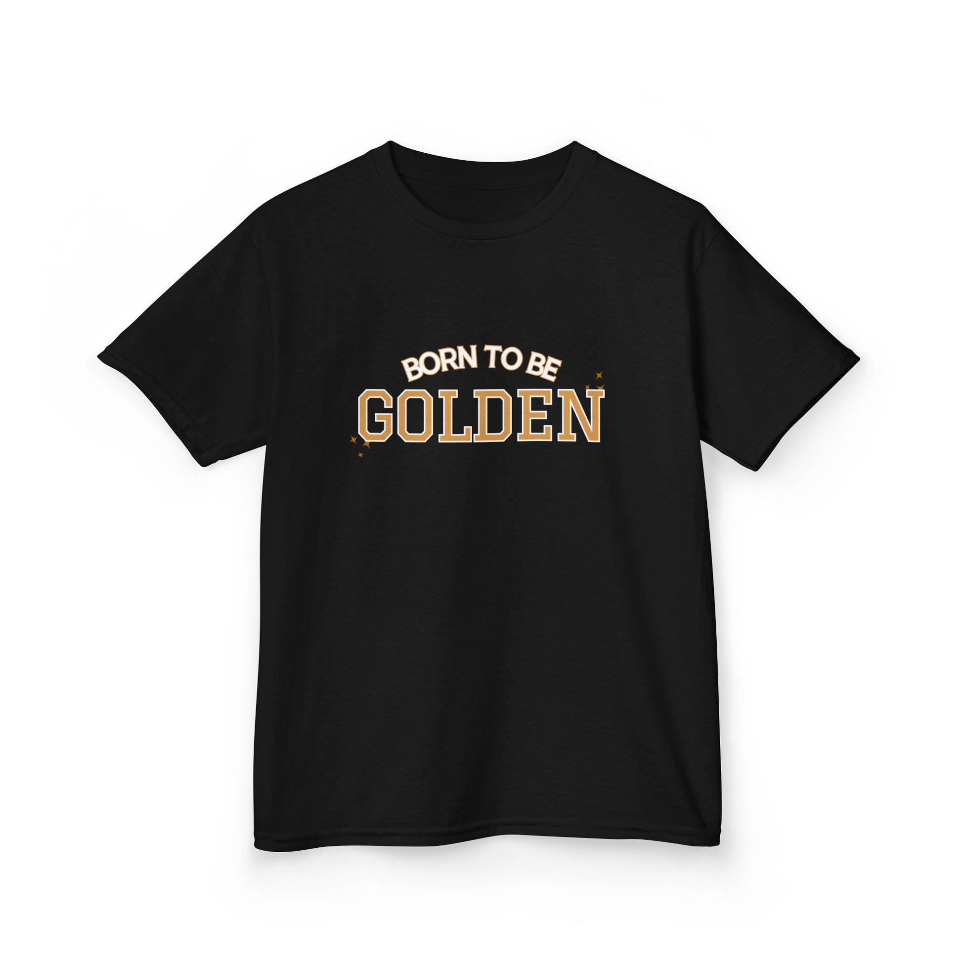 Born to be GOLDEN Kids Tee ✨🌟, SASI SQUAD Girls’ Streetwear T-Shirt – Ages 6–14 Trendy Everyday Top