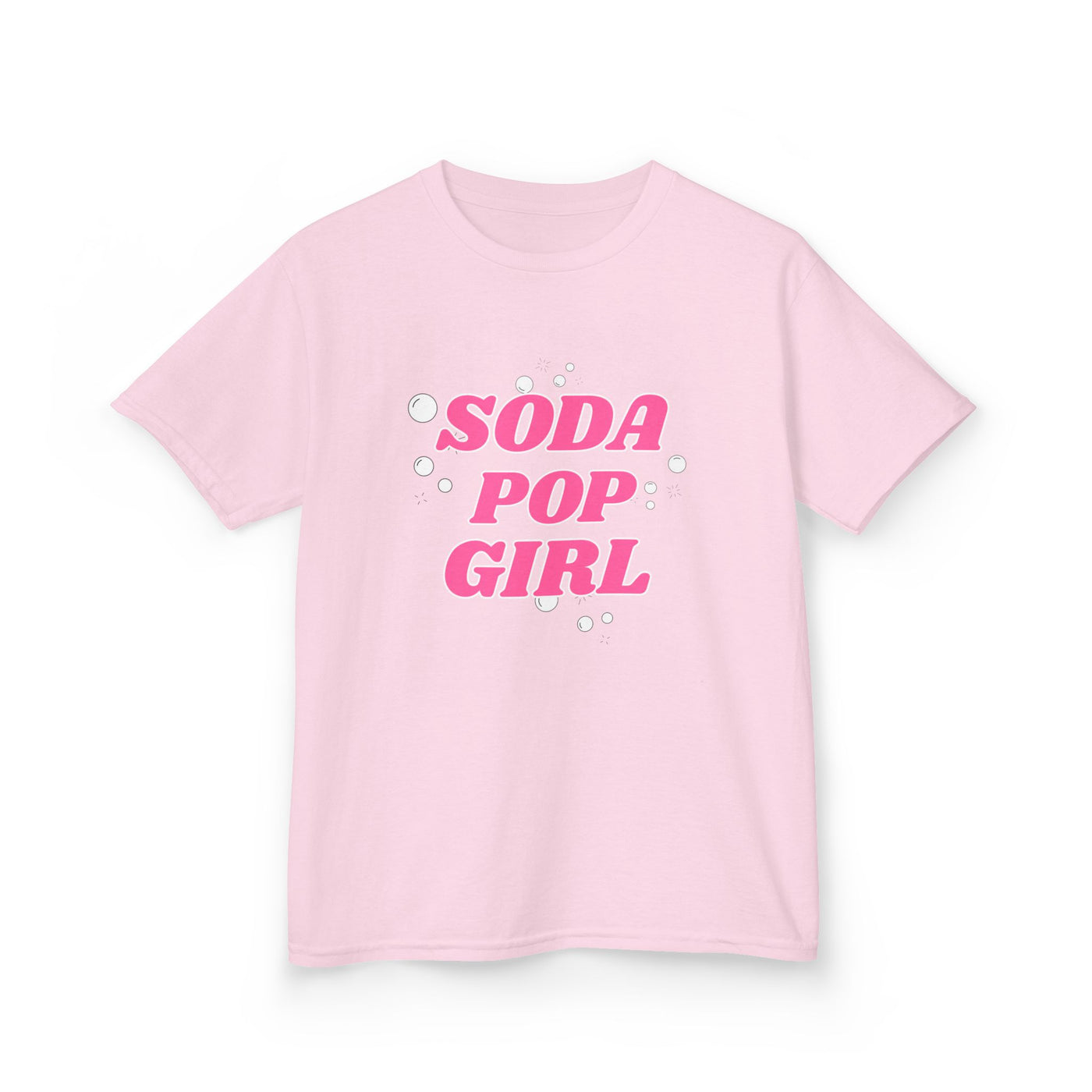 Soda Pop Girl Kids Tee 🥤✨, SASI SQUAD Girls’ Streetwear T-Shirt