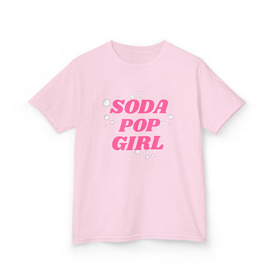 Soda Pop Girl Kids Tee 🥤✨, SASI SQUAD Girls’ Streetwear T-Shirt