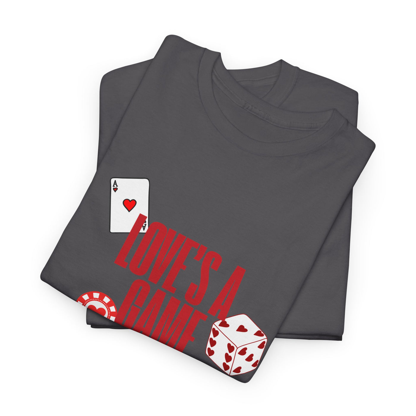 Love's a Game Graphic Tee – Trendy T-Shirt for Teens & Women