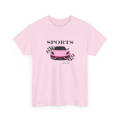  Sports Car Flirt Tee CLUB SASI Streetwear Graphic T Shirt for Teen 