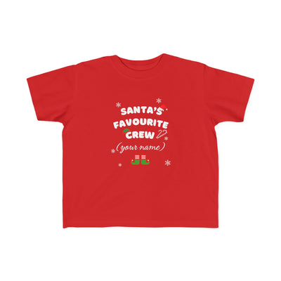 Personalised Unisex Kids Christmas T-Shirt – Custom Family Name Holiday Tee (Ages 2-5)