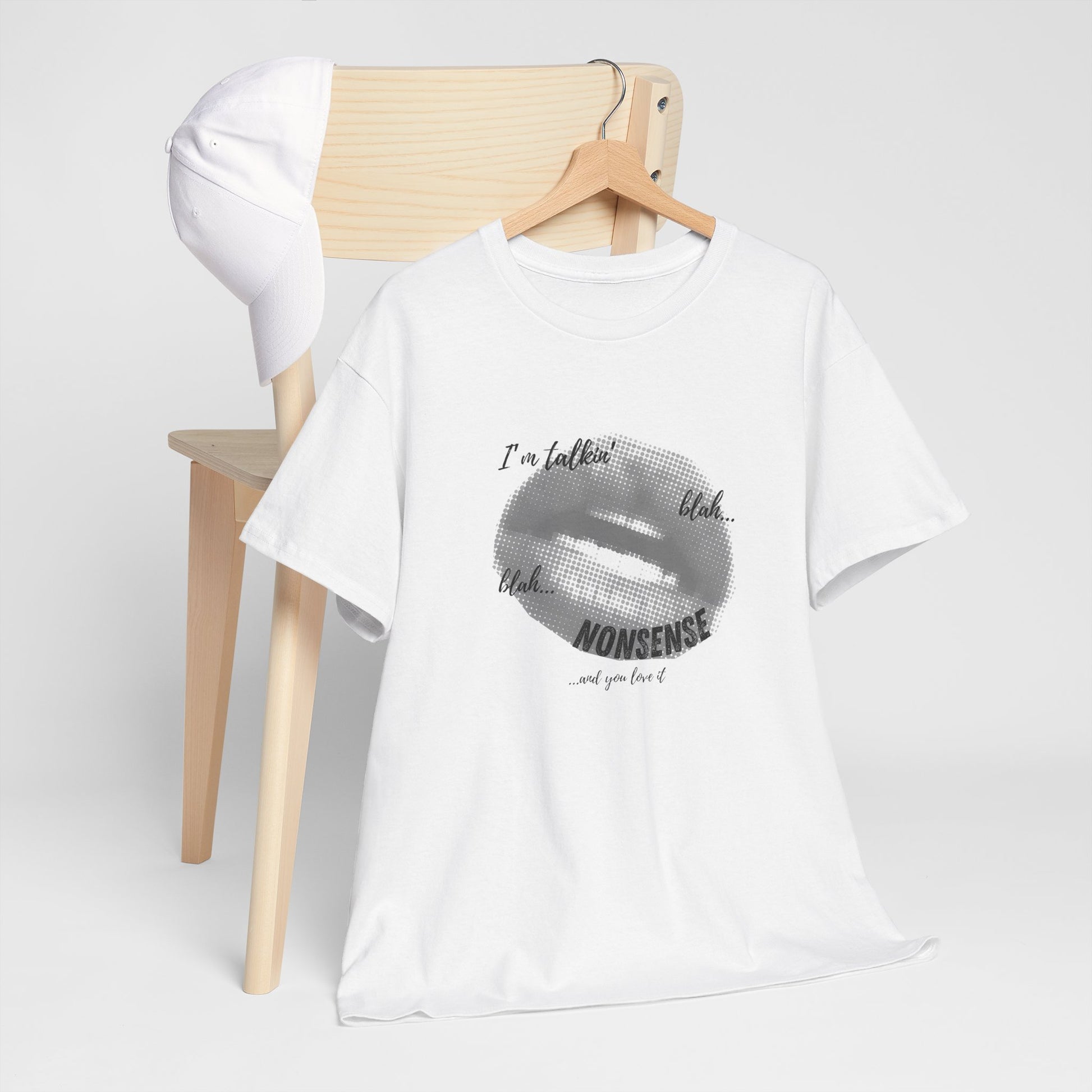 "Talking Nonsense" Graphic Tee, Trendy T-Shirt for Teens & Women – CLUB SASI Streetwear