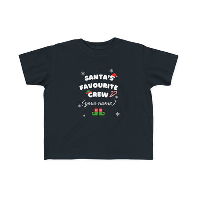 Personalised Unisex Kids Christmas T-Shirt – Custom Family Name Holiday Tee (Ages 2-5)
