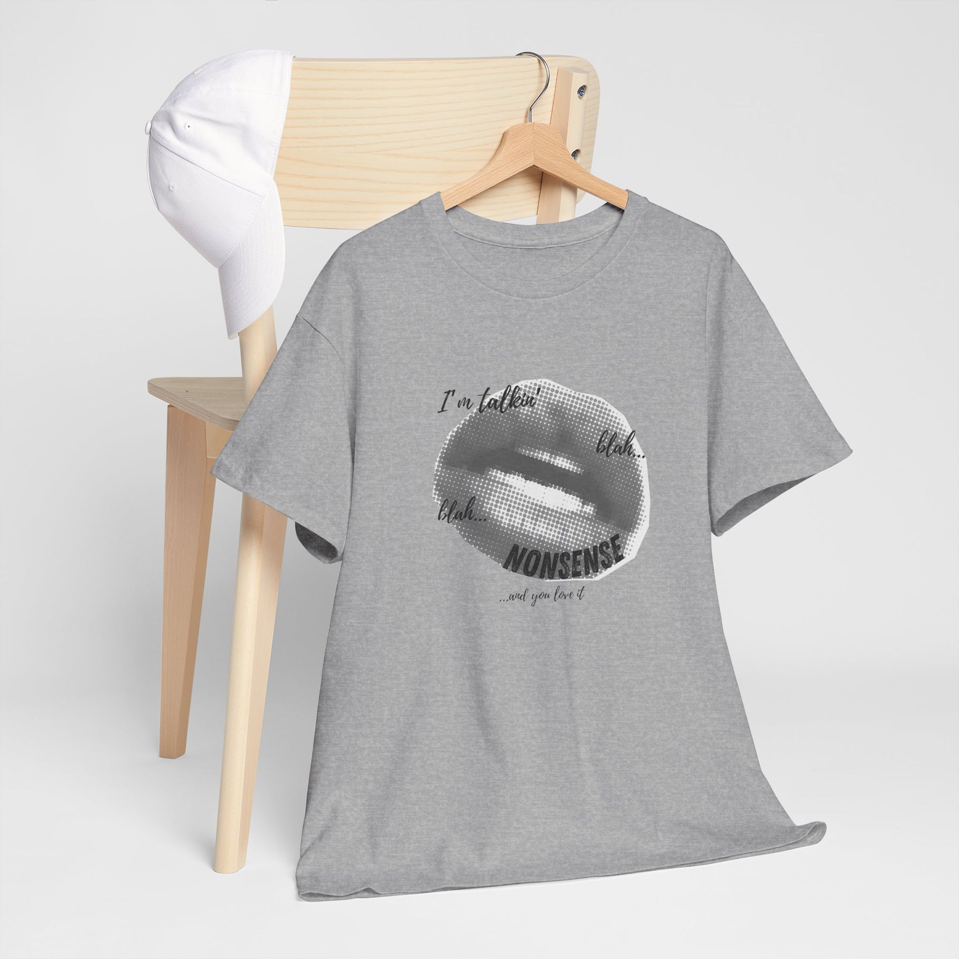 "Talking Nonsense" Graphic Tee, Trendy T-Shirt for Teens & Women – CLUB SASI Streetwear