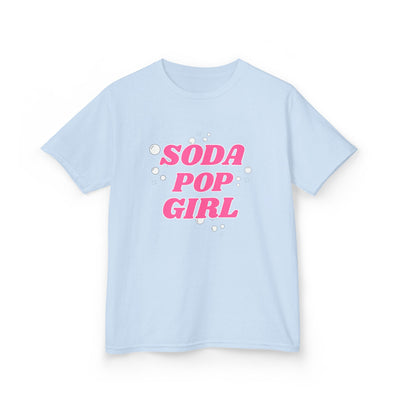 Soda Pop Girl Kids Tee 🥤✨, SASI SQUAD Girls’ Streetwear T-Shirt
