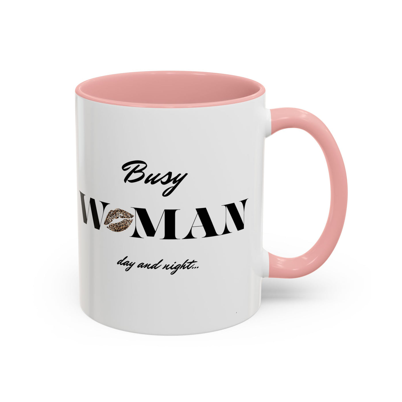  Busy Woman Accent Coffee Mug – Perfect Gift for Moms, Friends, Office Use, Daily Coffee Lovers