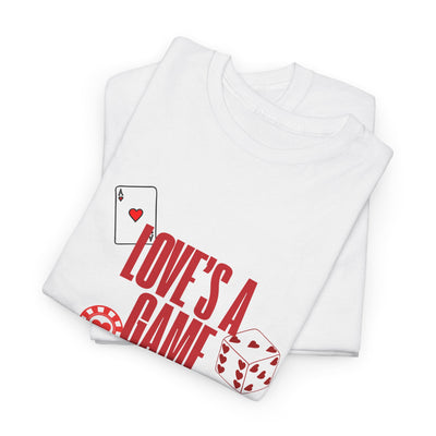 Love's a Game Graphic Tee – Trendy T-Shirt for Teens & Women