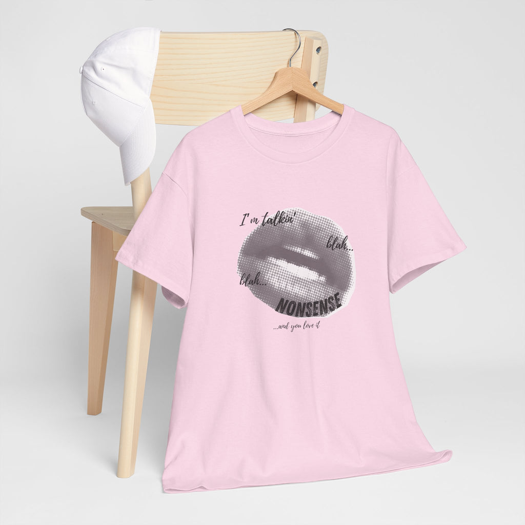 "Talking Nonsense" Graphic Tee, Trendy T-Shirt for Teens & Women – CLUB SASI Streetwear
